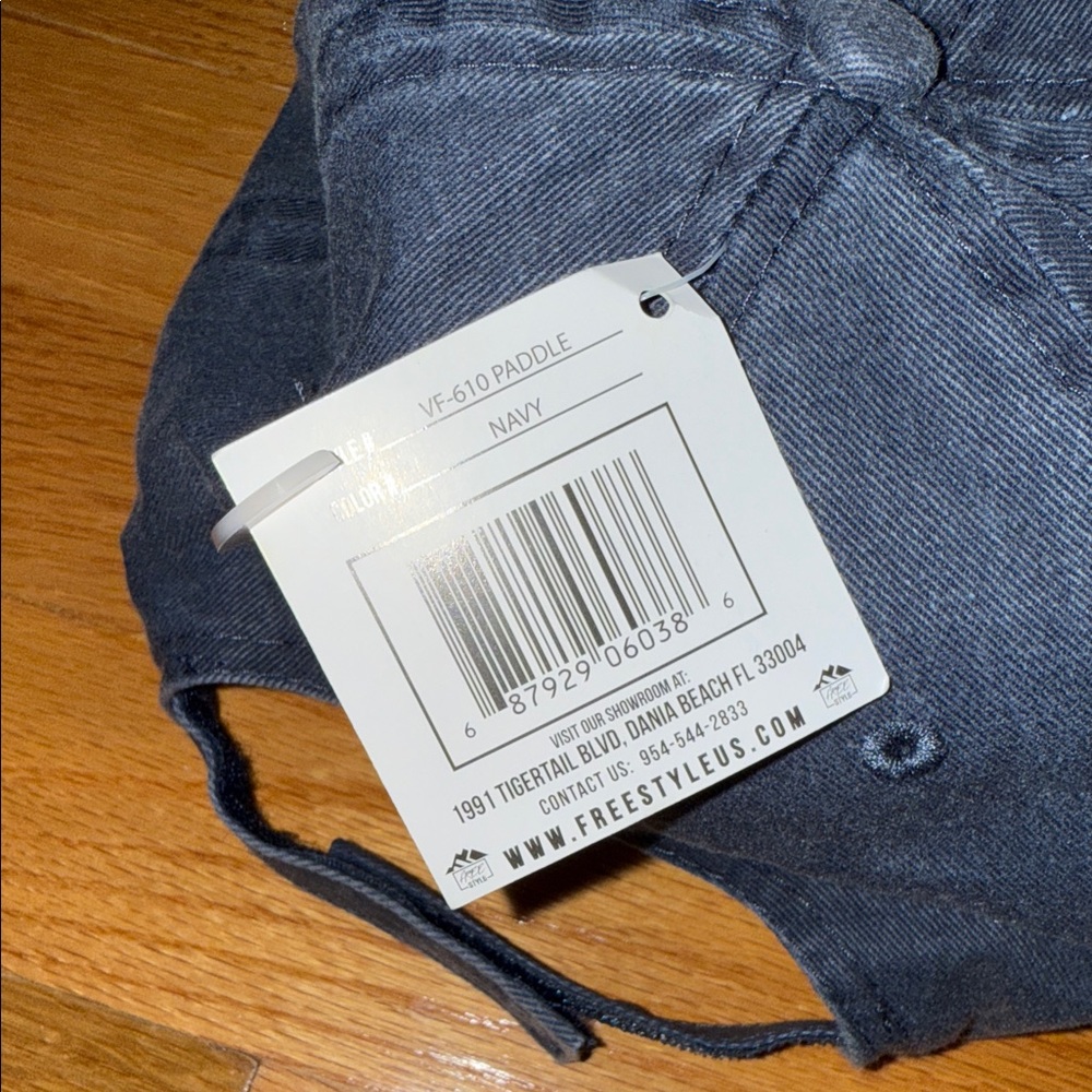 Navy Blue Fort Lauderdale Beach Adjustable Hat — image 3 of 7